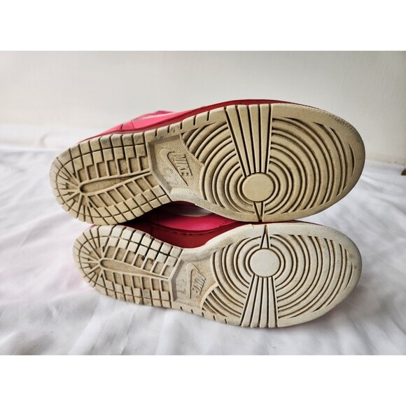 Nike Women's 8.5 Big Nike High LE Hot Pink/Red LE Valentine's Edition 358858-612 - Picture 13 of 13